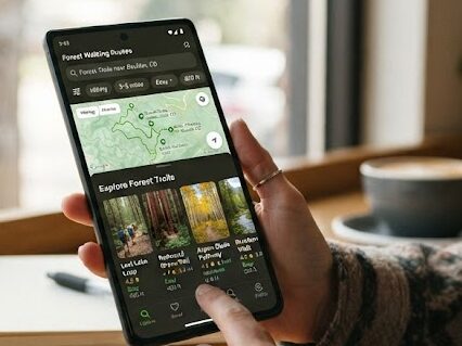 Find forest bathing trails using AllTrails