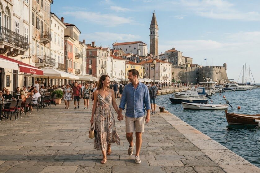 Explore Piran for a romantic European couple trip