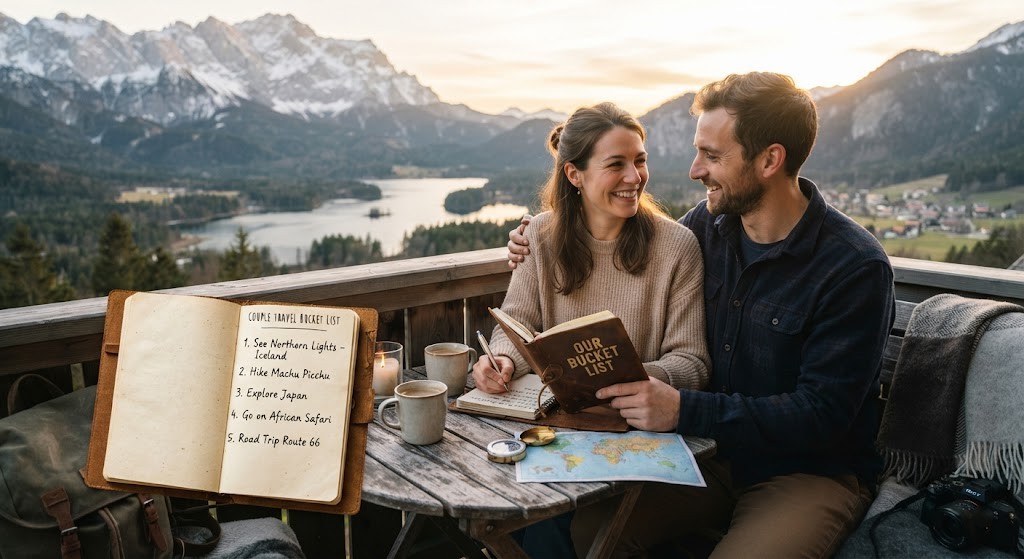 couple travel bucket list