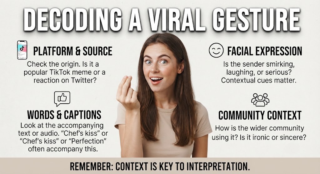 Interpret Gen Z gestures using context and social media cues