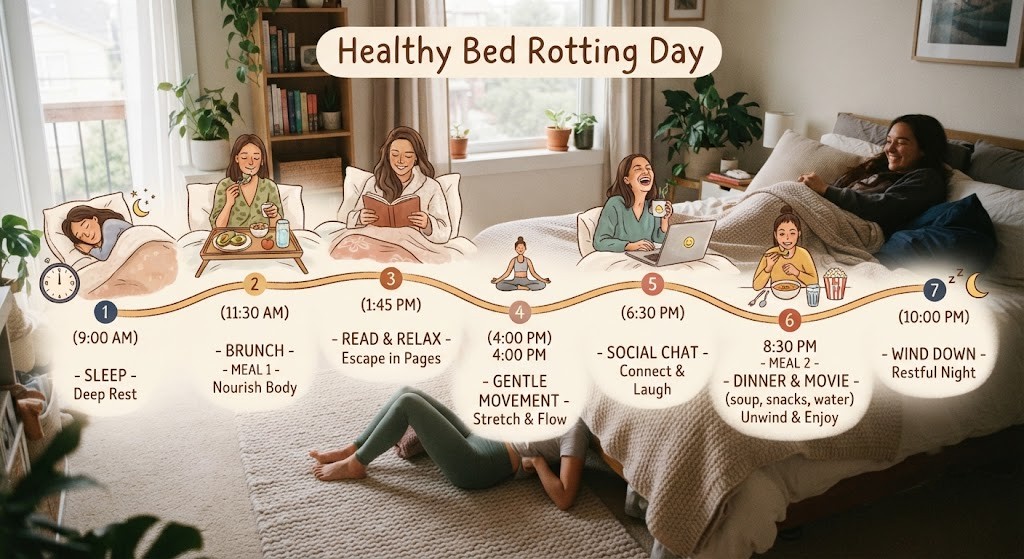 Balance intentional rest with healthy daily habits