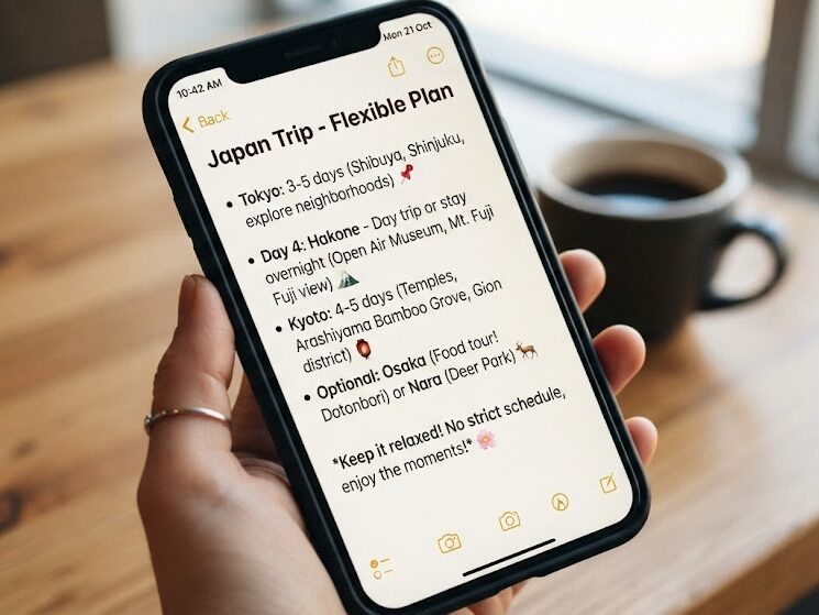 Create a flexible Menty B Travel plan on your phone