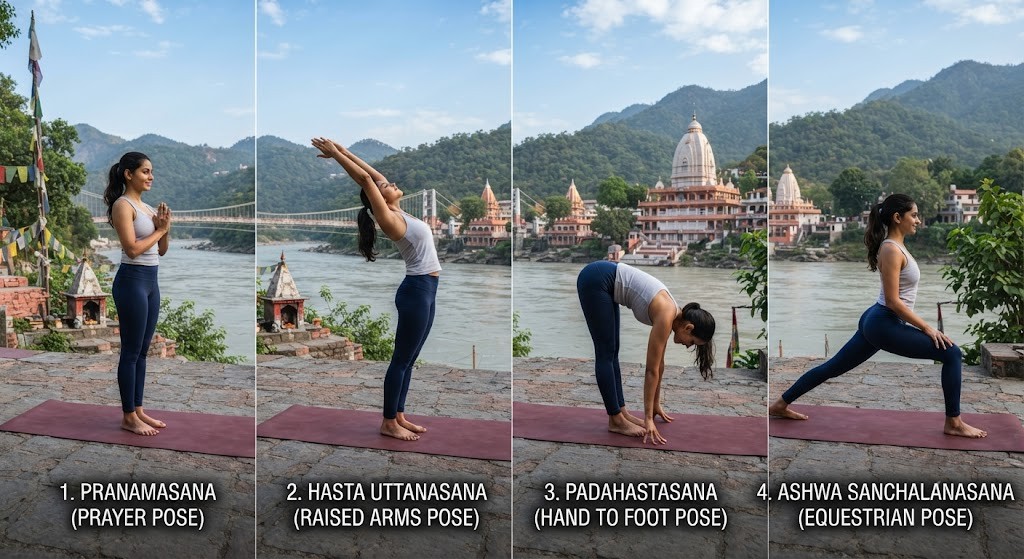 Experience yoga retreat in Rishikesh India