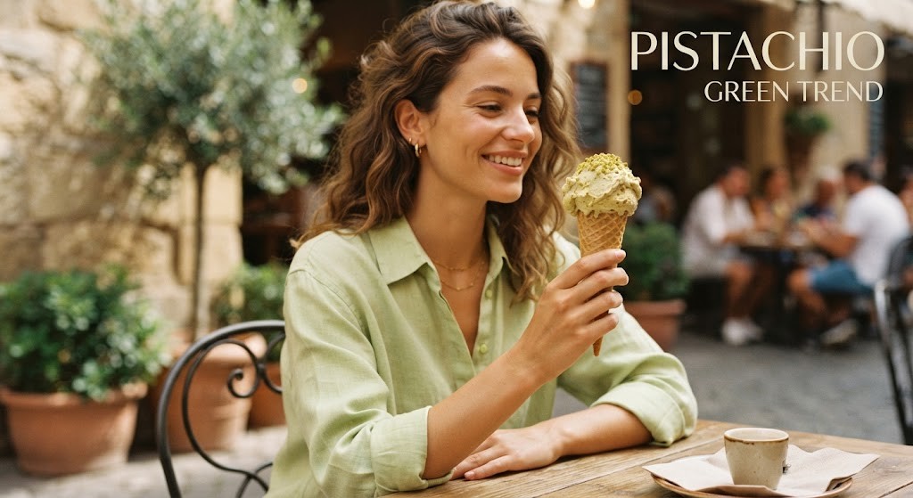pistachio green trend